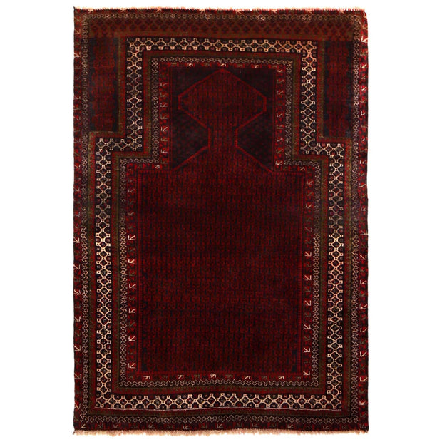 Muslim Prayer Rug 3' 3" x 4' 8" - No. AL80580