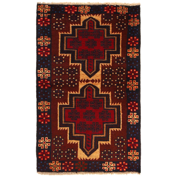 Handmade Balochi Carpet 2' 9" x 4' 8" - No. AL90796