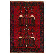 Red Baluchi Rug 2' 11" x 4' 5" - No. AL12399