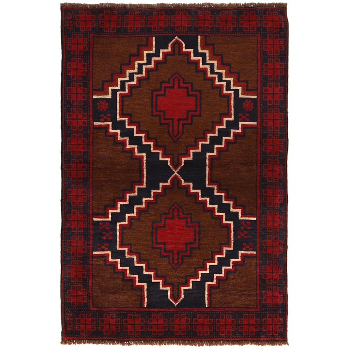 Baluch Small Size Rug 3' 2" x 4' 8" - No. AL21937