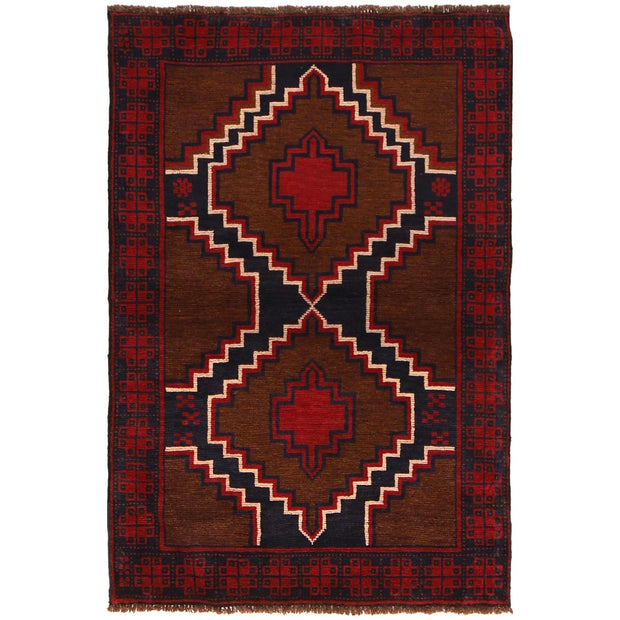 Baluch Small Size Rug 3' 2" x 4' 8" - No. AL21937