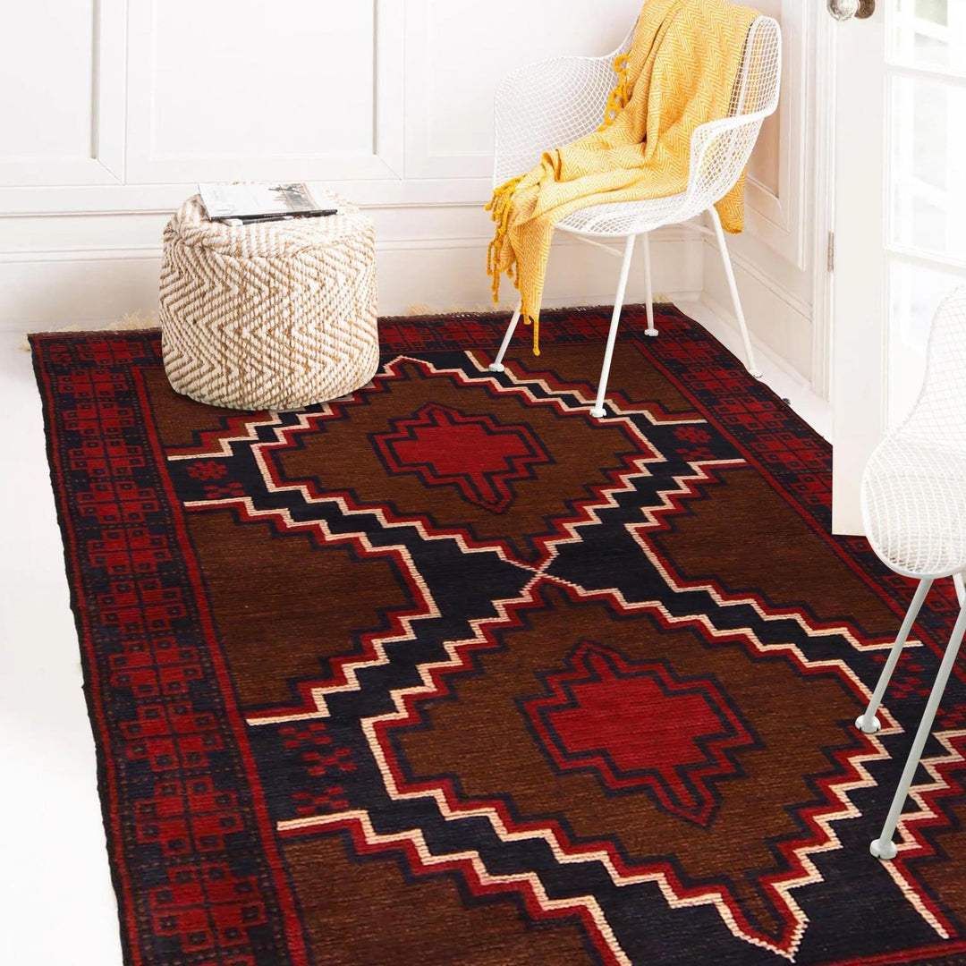 Baluch Small Size Rug 3' 2" x 4' 8" - No. AL21937
