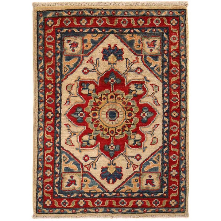 Hand knotted Kazak Rugs 2' 0" x 2' 11" - No. AL23197