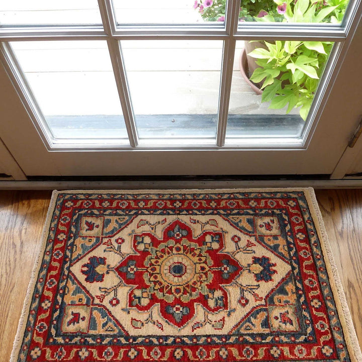 Hand knotted Kazak Rugs 2' 0" x 2' 11" - No. AL23197