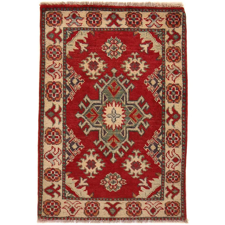 Hand knotted Kazak Carpet 2' 1" x 3' 1" - No. AL71267
