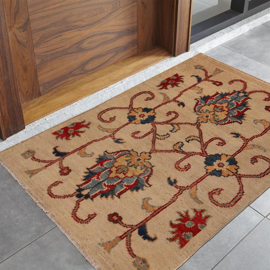 Oriental Kazak Rug 2' 0" x 2' 9" - No. AL68113