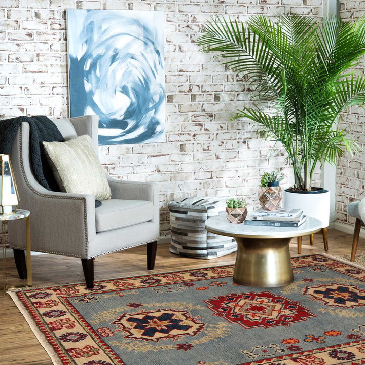 Oriental Kazak Rug 2' 9" x 3' 10" - No. AL58130