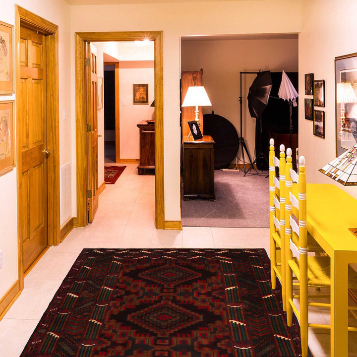 Handmade Baluchi Rug 3' 8" x 6' 3" - No. AL64409