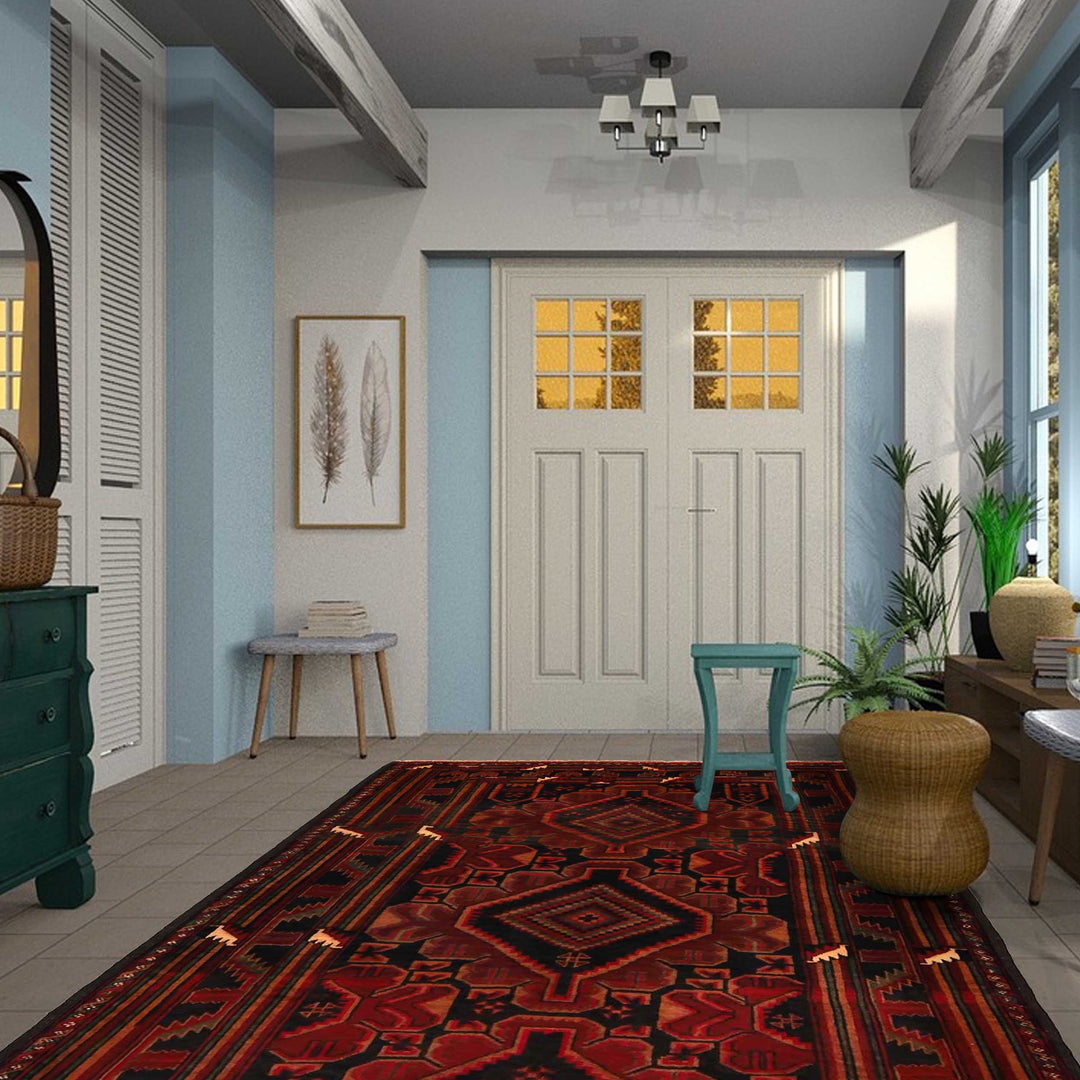 Baluch Short Rug 3' 7" x 5' 3" - No. AL34470