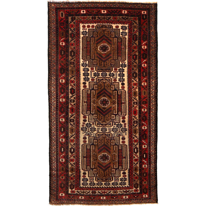 Handmade Baluchi Rug 3' 5" x 6' 6" - No. AL30405