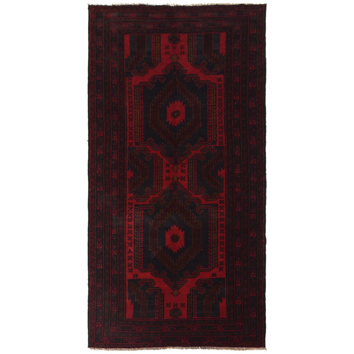 Traditional Baloch Rug 4' 1" x 8' 1" - No. AL34131