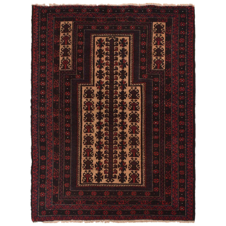 Small Prayer Carpet 2' 10" x 4' 2" - No. AL57200
