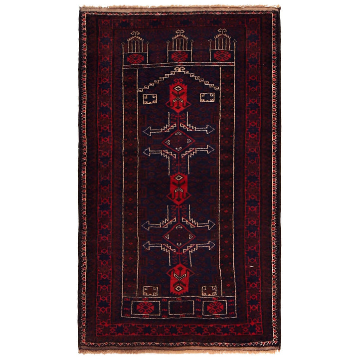 Hand Knotted Prayer Rug 3' 0" x 5' 2" - No. AL33864