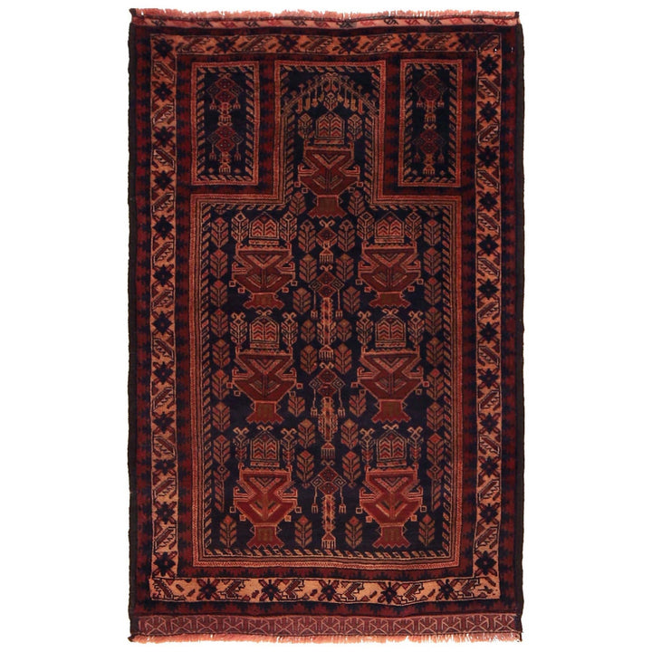 Muslim Prayer Rug 2' 9" x 4' 7" - No. AL72566