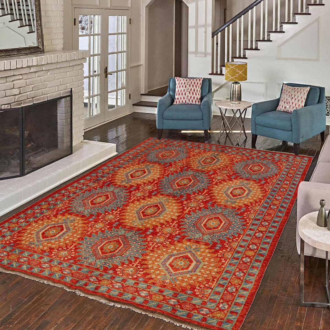 Contemporary Oushak Rug 5' 8" x 8' 0" - No. AL90743