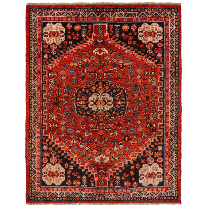 Handmade Sherazi Area Rug 5' 9" x 7' 7" - No. AL21809