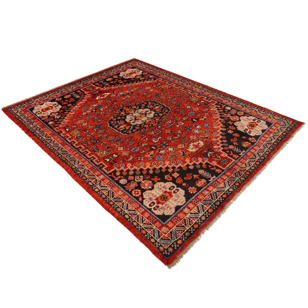 Handmade Sherazi Area Rug 5' 9" x 7' 7" - No. AL21809