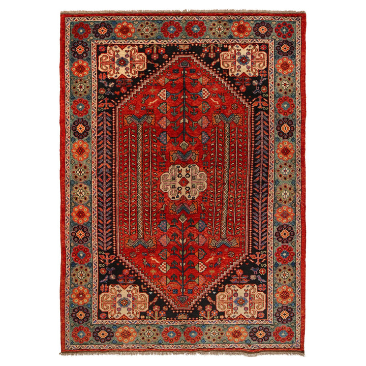 Shirazi Hand Knotted Carpet 6' 6" x 9' 9" - No. AL79538
