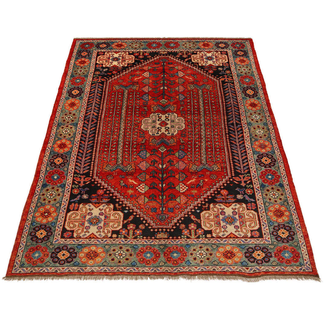 Shirazi Hand Knotted Carpet 6' 6" x 9' 9" - No. AL79538