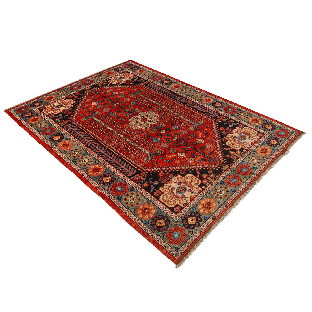 Shirazi Hand Knotted Carpet 6' 6" x 9' 9" - No. AL79538