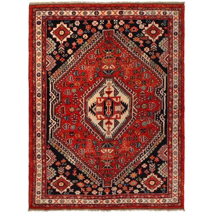 Persian Shirazi Design Carpet 5' 8" x 7' 10" - No. AL16313