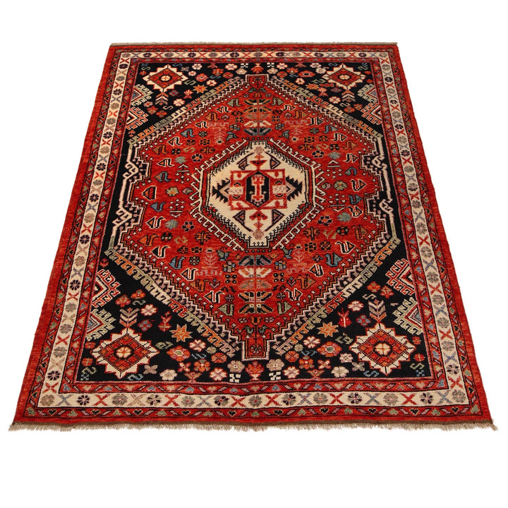 Persian Shirazi Design Carpet 5' 8" x 7' 10" - No. AL16313