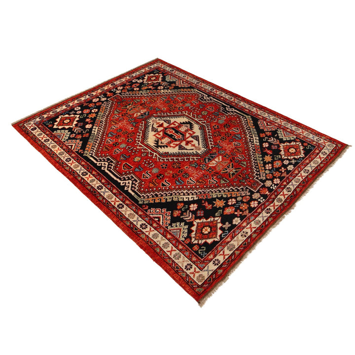 Persian Shirazi Design Carpet 5' 8" x 7' 10" - No. AL16313