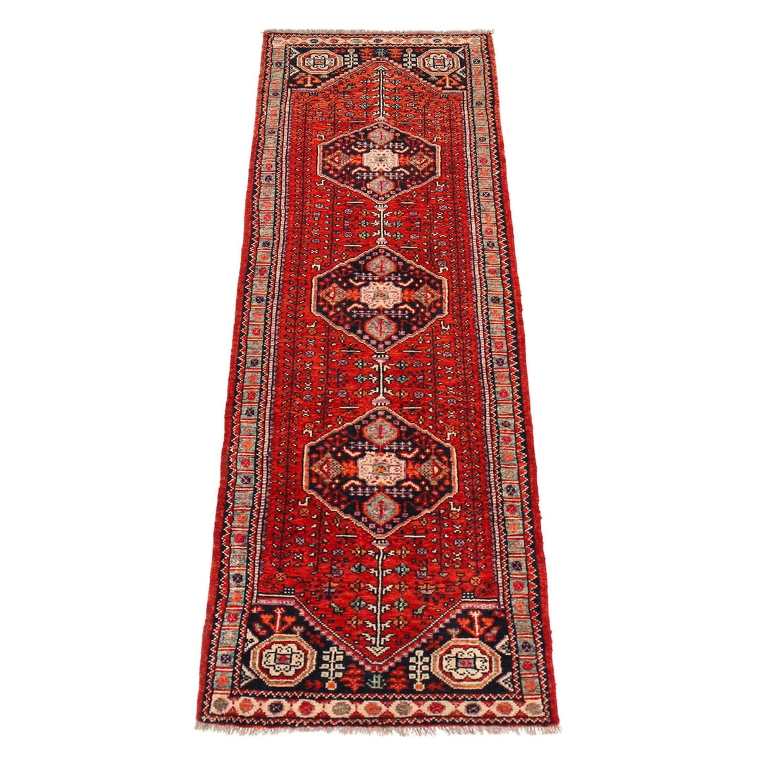 Shirazi Hand Knotted Carpe Runner 2' 8" x 9' 6" - No. AL43167
