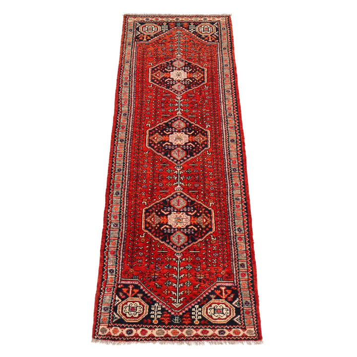 Shirazi Hand Knotted Carpe Runner 2' 8" x 9' 6" - No. AL43167