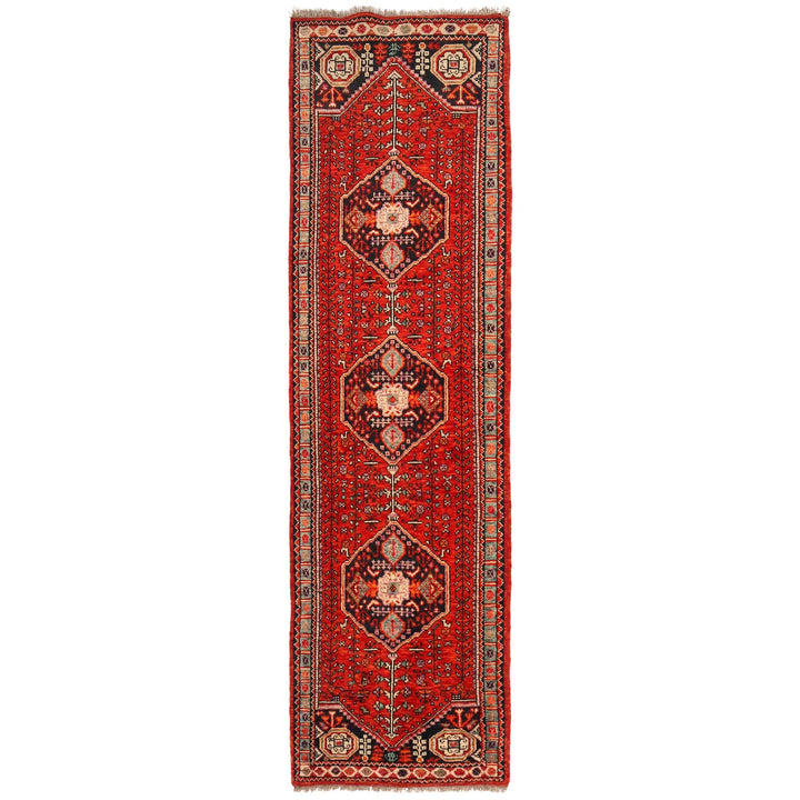 Rich Red Color Shiraz Carpet Runner 2' 7" x 9' 7" - No. AL72352