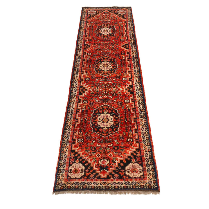 Shirazi Hand Knotted Carpe Runner 2' 8" x 9' 5" - No. AL36678