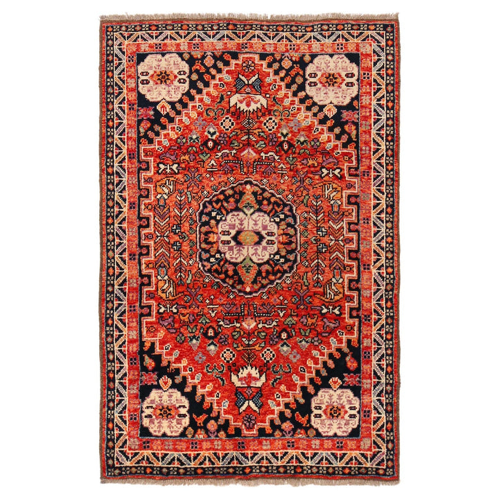 Rich Red Color Shiraz Carpet 3' 11" x 6' 1" - No. AL27864