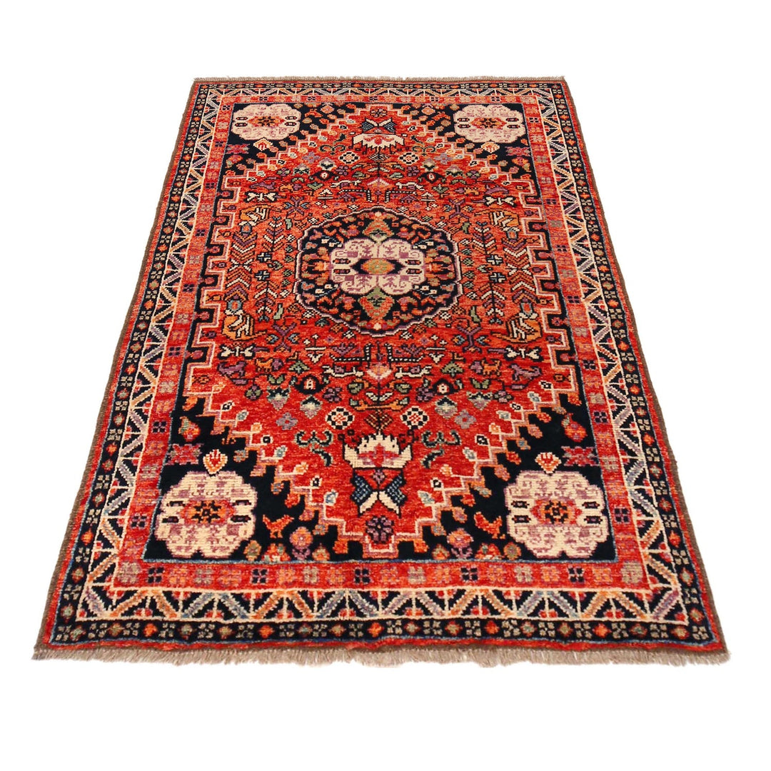 Rich Red Color Shiraz Carpet 3' 11" x 6' 1" - No. AL27864