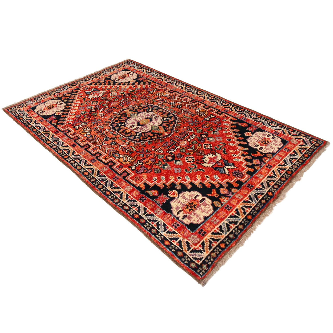 Rich Red Color Shiraz Carpet 3' 11" x 6' 1" - No. AL27864