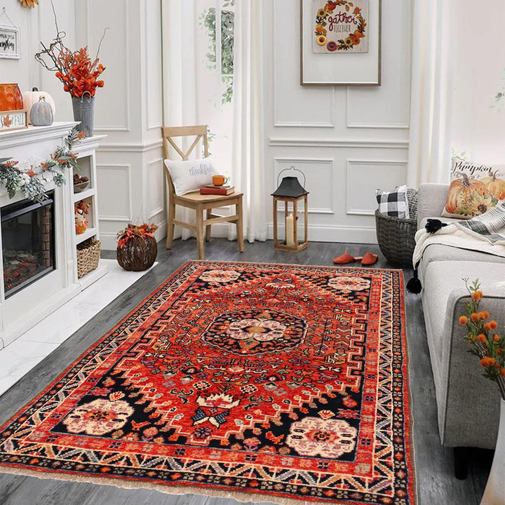 Rich Red Color Shiraz Carpet 3' 11" x 6' 1" - No. AL27864
