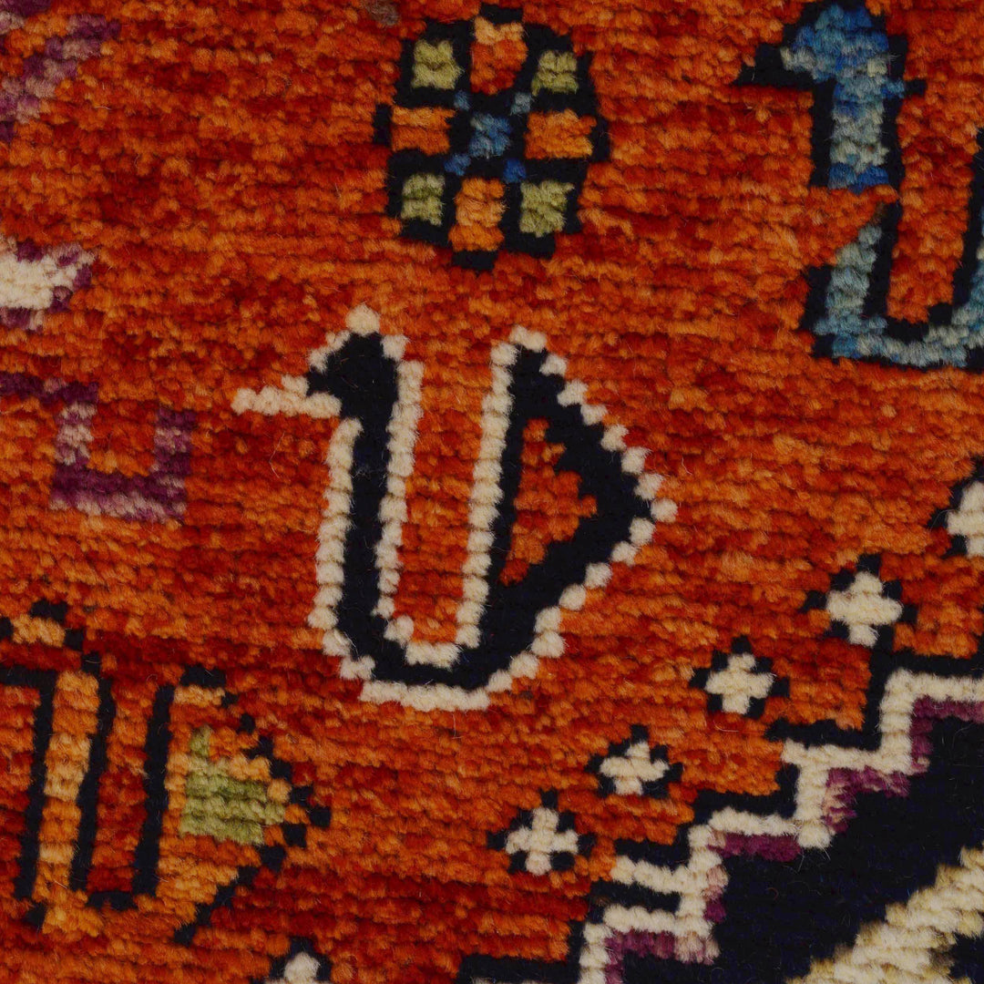 Shirazi Hand Knotted Carpet 6' 8" x 9' 9" - No. AL61374