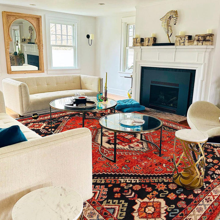 Shirazi Hand Knotted Carpet 6' 8" x 9' 9" - No. AL61374