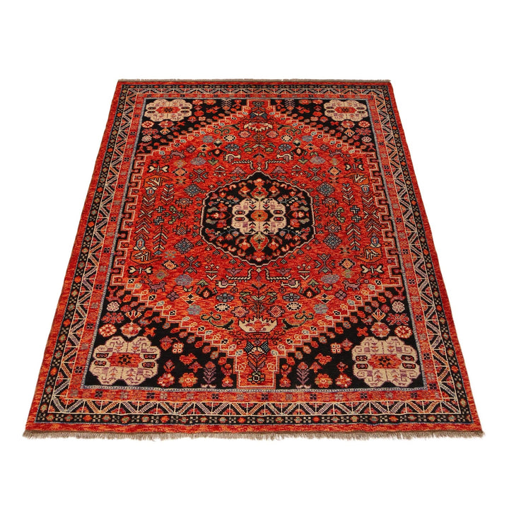 Handmade Sherazi Area Rug 5' 11" x 7' 8" - No. AL96914