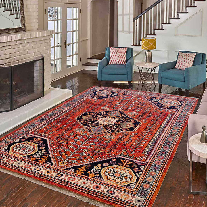 Handmade Sherazi Area Rug 5' 9" x 7' 9" - No. AL50825