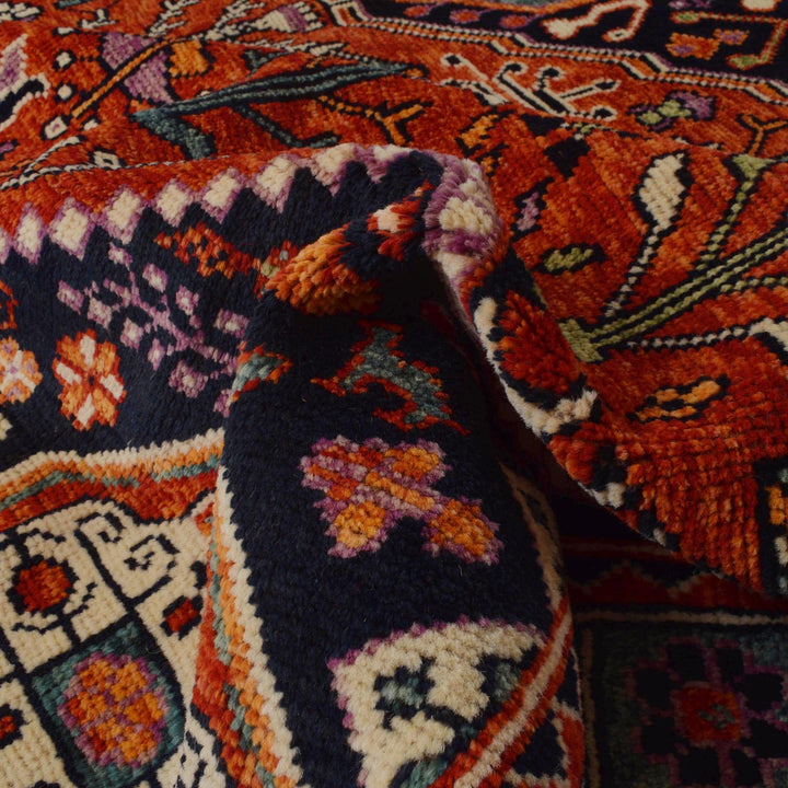 Red Color Shiraz Carpet 8' 2" x 9' 9" - No. AL35825