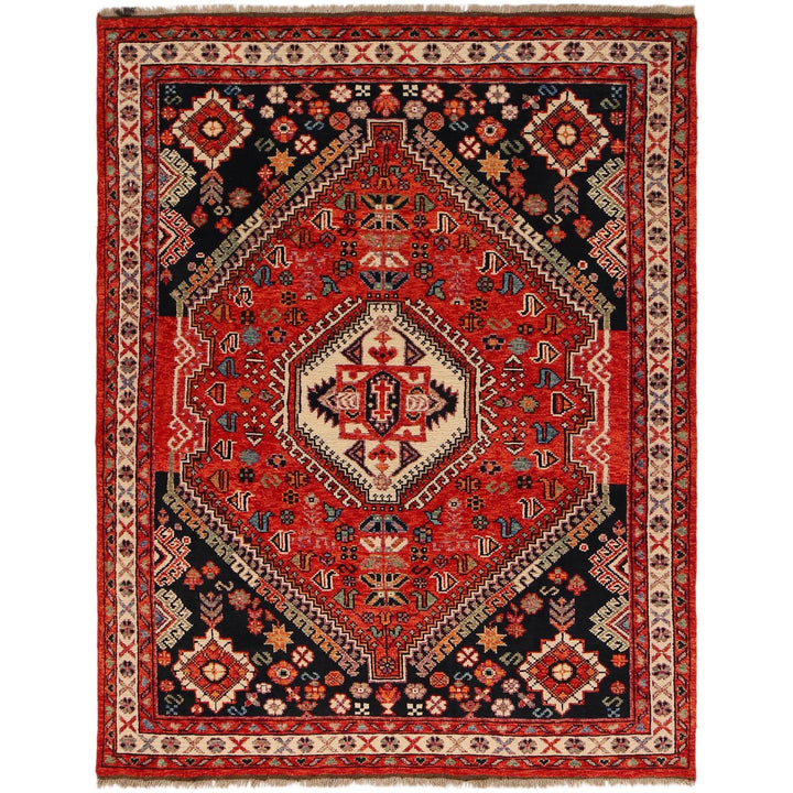 Persian Shirazi Design Carpet 5' 9" x 7' 8" - No. AL35747
