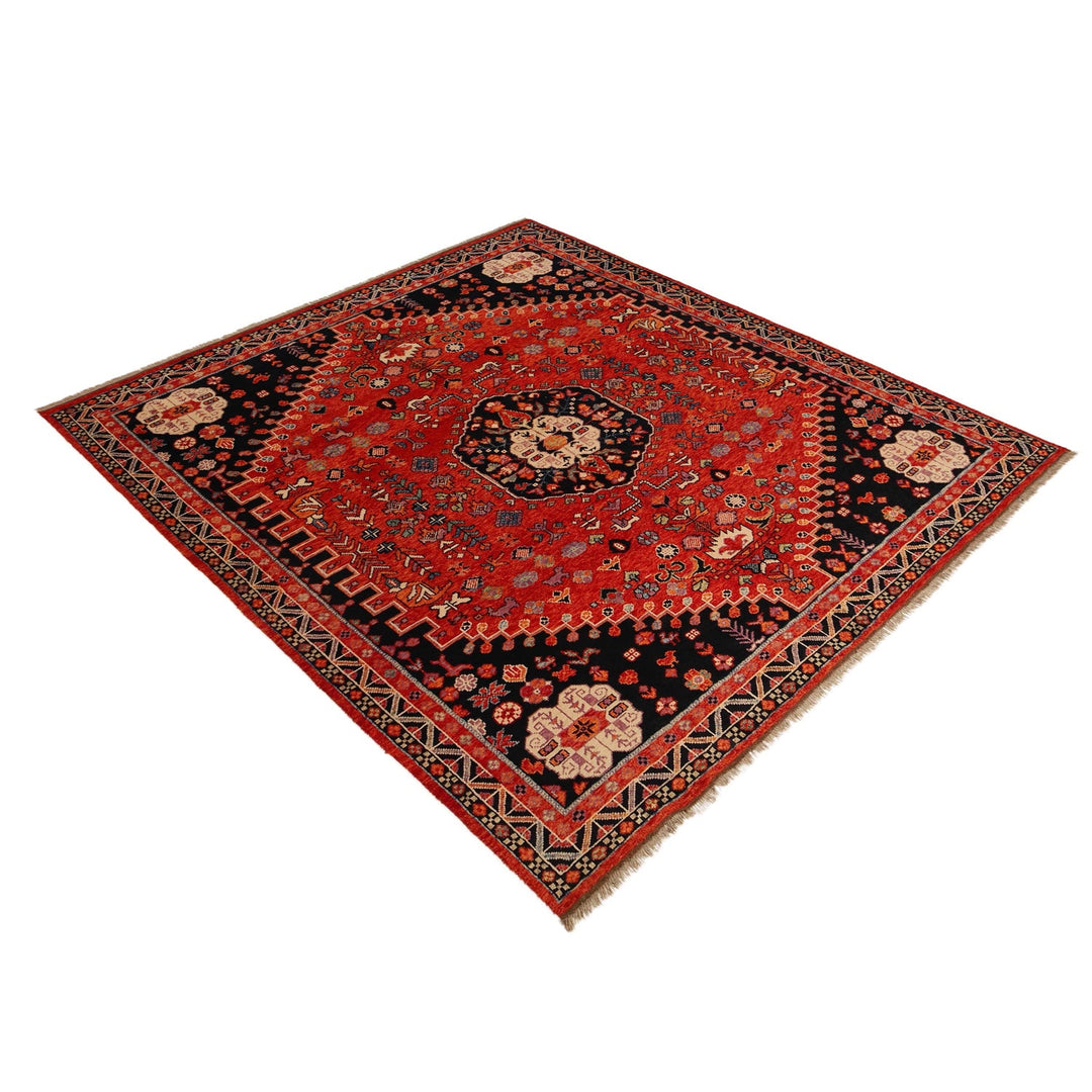 Red Color Shiraz Carpet 8' 4" x 9' 8" - No. AL43409