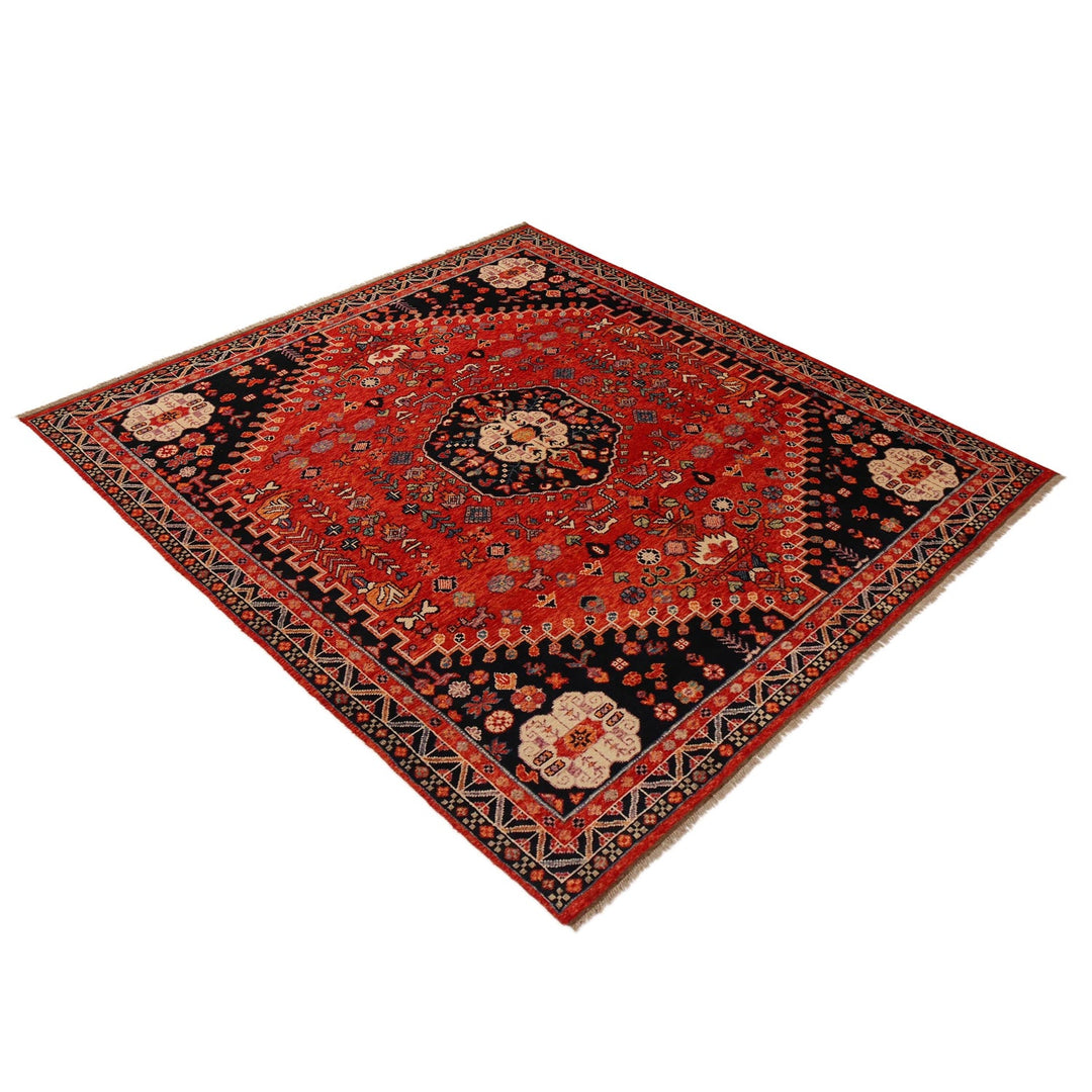 Red Color Shiraz Carpet 8' 4" x 9' 8" - No. AL43409