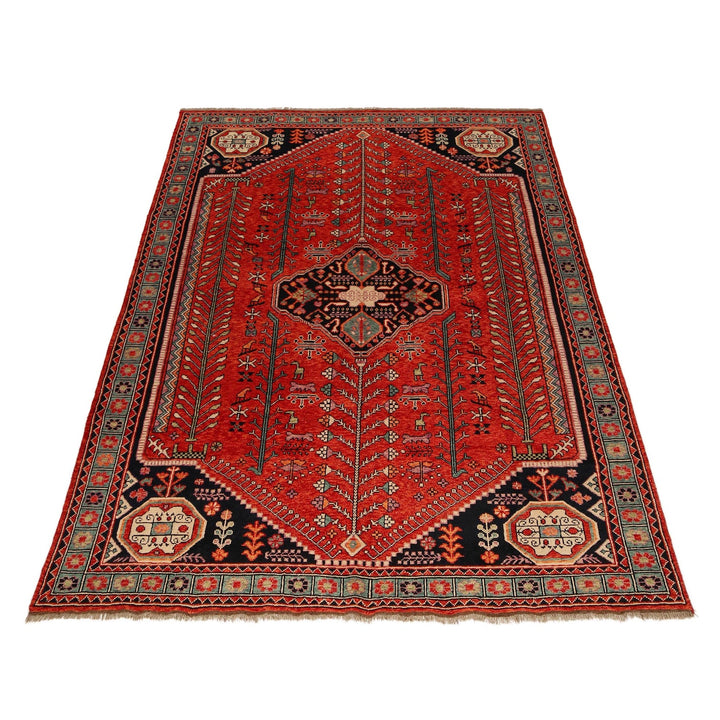 Shirazi Hand Knotted Carpet 7' 8" x 11' 4" - No. AL31604