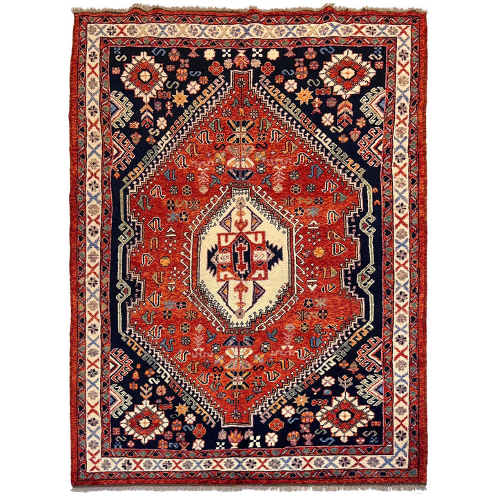 Shirazi Hand Knotted Carpet 6' 10" x 9' 9" - No. AL33433