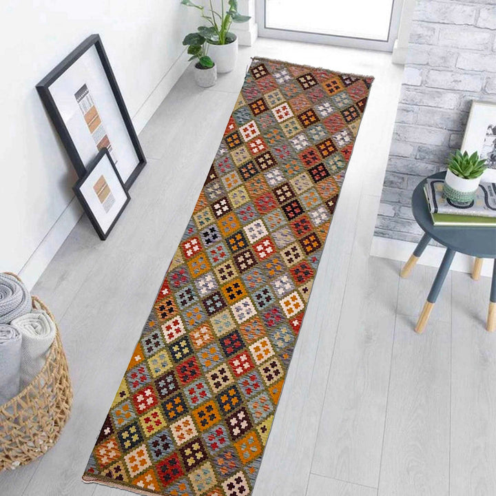 Long Chobi Kilim Runner 2' 8" x 9' 10" - No. AL52688