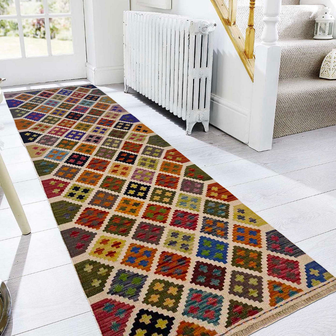 Long Kilim Runner 2' 6" x 9' 4" - No. AL34840