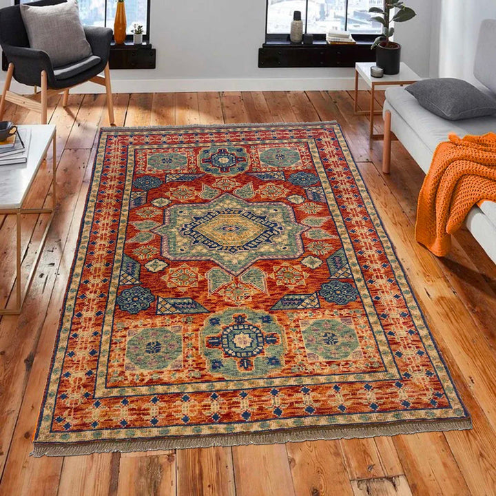 Oriental Mamluk Area Rug 3' 11" x 5' 9" - No. AL93486