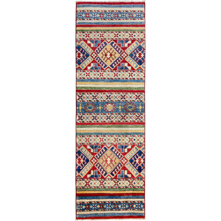 Afghan Khurjeen Runner Rug 1'10" x 5'11" Hand-Knotted | No. AL55997