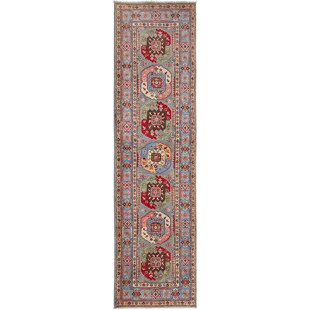 Authentic Oriental Waziri Runner Carpet 2' 7" x 9' 10" - No. AL38402